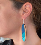 NEW!  Takahē  feather earrings