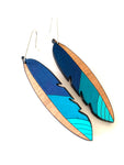 NEW!  Takahē  feather earrings