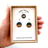 Aoraki, Mt. Cook Rimu earrings - Julia Huyser Design