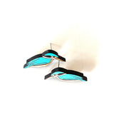 Kingfisher (Kotare) earrings - Julia Huyser Design