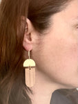 Golden Pill Rimu earrings - Julia Huyser Design
