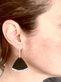 Huia tail feather earrings - Julia Huyser Design