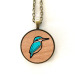 Kingfisher Rimu Necklace - Julia Huyser Design