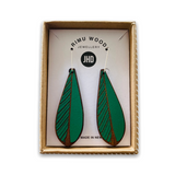 Kea feather earrings - Julia Huyser Design