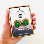 Kakapo earrings - Julia Huyser Design